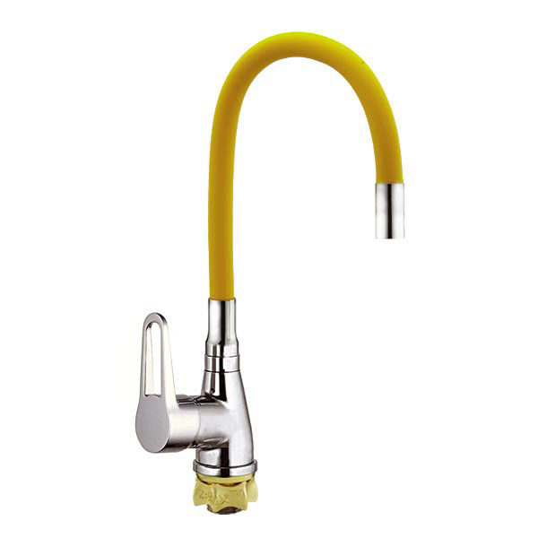 Смеситель для мойки ZERIX SOP7 146 REFLECTOR YELLOW ZX2661