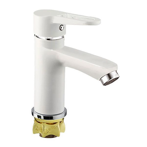 Смеситель для умывальника ZERIX PUD1 146 WHITE ZX2797