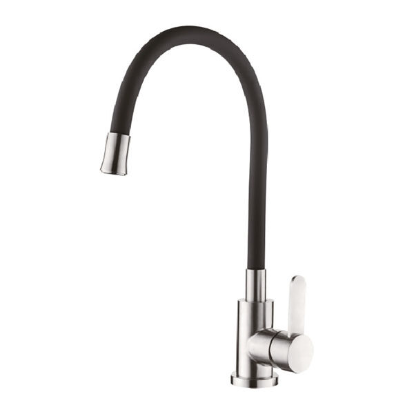 Смеситель для кухни с силиконовым изливом ZERIX LR74004-2 LL1202