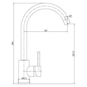 LOTTA смеситель для кухни 55401-SS Imprese 2 LOTTA смеситель для кухни 55401-SS Imprese