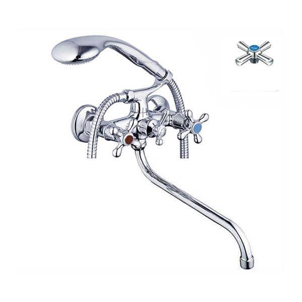 Смеситель для ванны ZERIX D3Q 722 ZX0006 1 Смеситель для ванны ZERIX D3Q 722 ZX0006