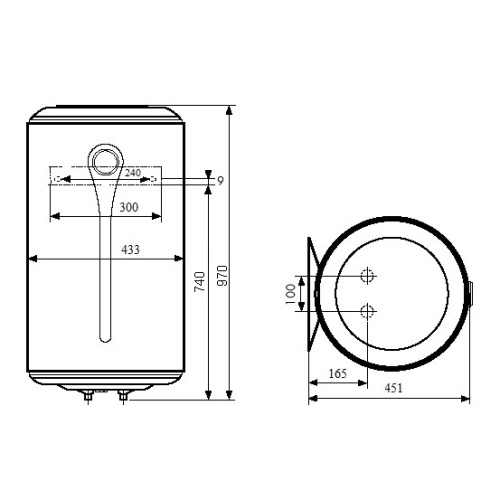 Водонагреватель электрический Atlantic Steatite Elite VM 100 D400-2-BC (1500W) 861231 2 Водонагреватель электрический Atlantic Steatite Elite VM 100 D400-2-BC (1500W) 861231