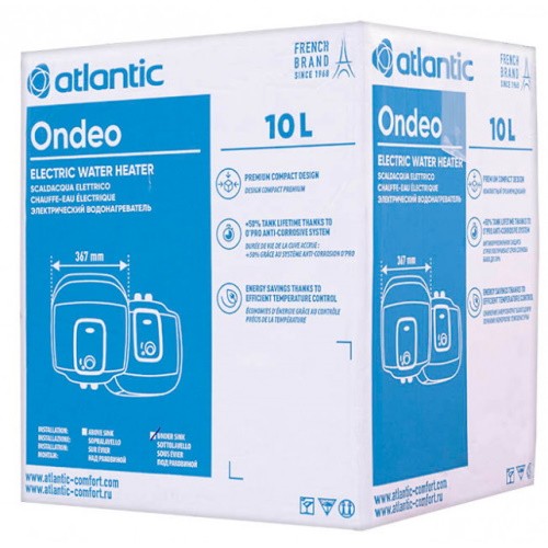 Водонагреватель бытовой электрический Atlantic Ondeo+ SWH 10U M-3 2000W 6 Водонагреватель бытовой электрический Atlantic Ondeo+ SWH 10U M-3 2000W